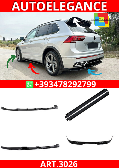 ART.3026  BODYKIT VW Tiguan II Mk2 R/ R Line Facelift (2020-2024) Nero