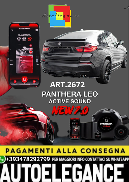 🎀ART.2672 PANTHERA SOUND SYSTEM ADATTO PER  BMW X4 M-PACK 🎀