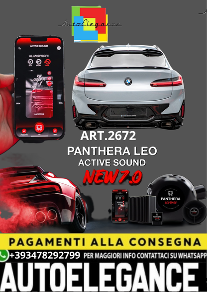 🎀ART.2672 PANTHERA SOUND SYSTEM ADATTO PER BMW X4 M-Pack G02 Facelift🎀