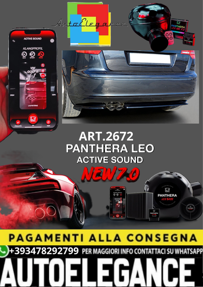 🎀ART.2672 PANTHERA SOUND SYSTEM ADATTO PER Audi A3 Sportback  8P Lifting 🎀