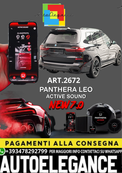 🎀ART.2672 PANTHERA SOUND SYSTEM ADATTO PER BMW X7 M-Pack G07 Facelift🎀