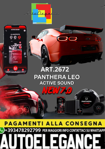 🎀ART.2672 PANTHERA SOUND SYSTEM ADATTO PER Chevrolet Camaro SS🎀
