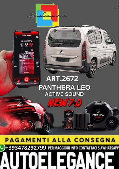 🎀ART.2672 PANTHERA SOUND SYSTEM ADATTO PER Citroen Berlingo Mk3🎀