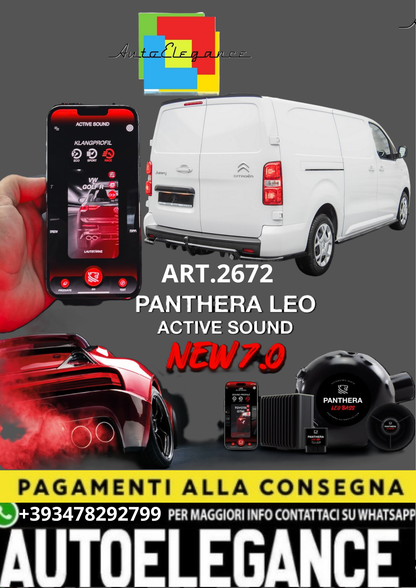 🎀ART.2672 PANTHERA SOUND SYSTEM ADATTO PER Citroen Jumpy L3 Mk3🎀