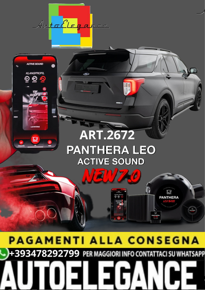 🎀ART.2672 PANTHERA SOUND SYSTEM ADATTO PER  Ford Explorer XLT Mk6🎀