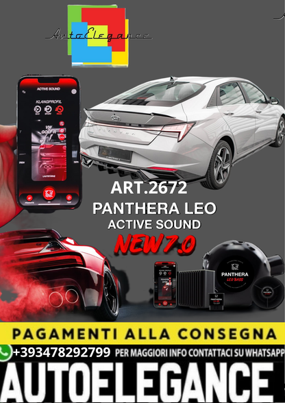 🎀ART.2672 PANTHERA SOUND SYSTEM ADATTO PER Hyundai Elantra Mk7🎀