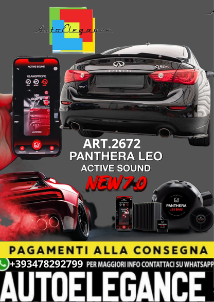 🎀ART.2672 PANTHERA SOUND SYSTEM ADATTO PER Infiniti Q50 S Mk1🎀