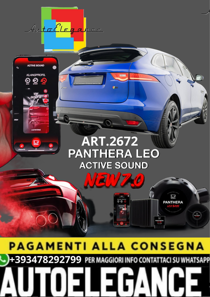 🎀ART.2672 PANTHERA SOUND SYSTEM ADATTO PER Jaguar F-Pace R-Sport Mk1🎀