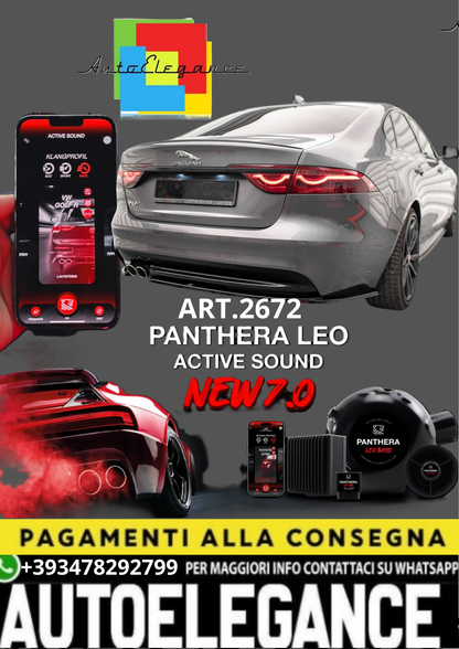 🎀ART.2672 PANTHERA SOUND SYSTEM ADATTO PER Jaguar XF R-Sport Mk2🎀