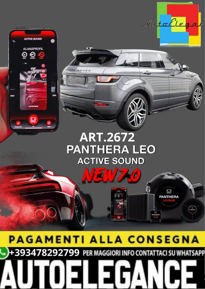 💥ART.2672 PANTHERA SOUND SYSTEM ADATTO PER  LAND ROVER RANGEROVER EVOQUE HSE 💥