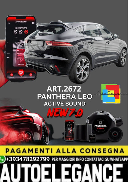 💥 ART.2672 PANTHERA SOUND SYSTEM ADATTO PER  JAGUAR E-PACE R-DYNAMIC Mk1💥