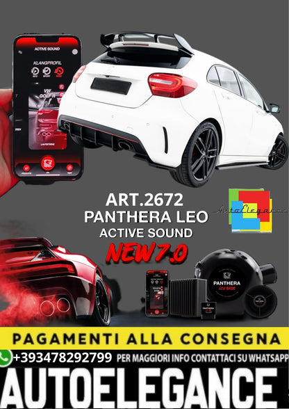 💥 ART.2672 PANTHERA SOUND SYSTEM ADATTO PER  MERCEDES BENZ CLASSE A 45 W176 💥