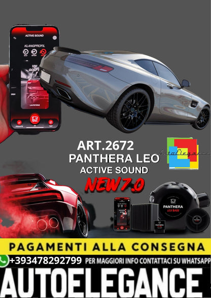💥 ART.2672 PANTHERA SOUND SYSTEM ADATTO PER  MERCEDES BENZ  AMG GT/GT S C190💥