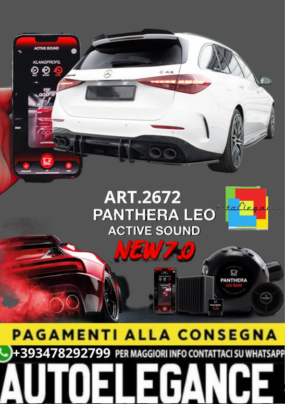 💥 ART.2672 PANTHERA SOUND SYSTEM ADATTO PER  MERCEDES-AMG C 43 W206💥