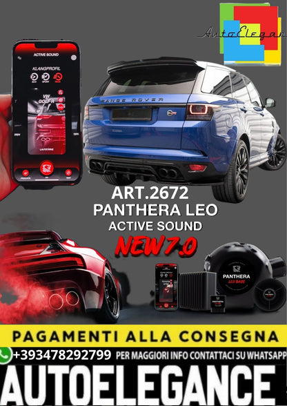 💥ART.2672 PANTHERA SOUND SYSTEM ADATTO PER  LAND ROVER SPORT SVR MK2💥