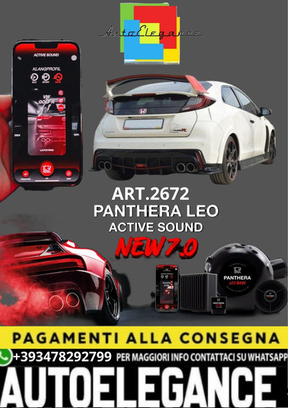 💥💣 ART.2672 PANTHERA SOUND SYSTEM ADATTO PER HONDA CIVIC IX TYPE R💣💥