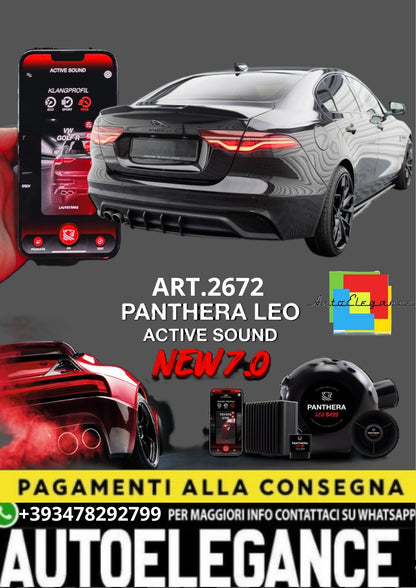 💥 ART.2672 PANTHERA SOUND SYSTEM ADATTO PER  JAGUAR  XE X760 FACELIFT💥