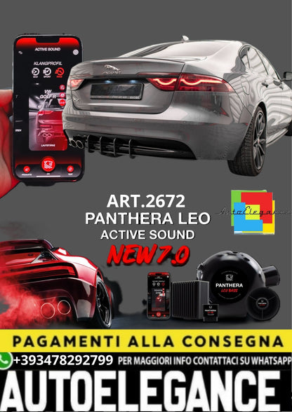 💥 ART.2672 PANTHERA SOUND SYSTEM ADATTO PER  JAGUAR XF R-SPORT Mk2💥