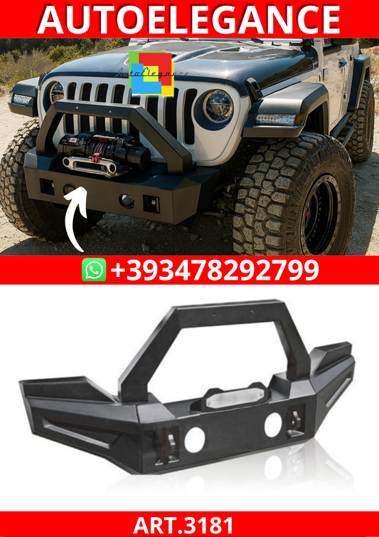 ART.3181 Paraurti anteriore modulare Ring,Bull Bar JEEP WRANGLER