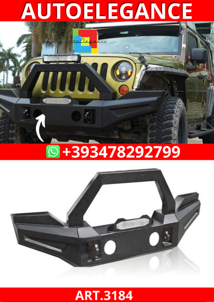 ART.3184 Paraurti anteriore Ring,Bull Bar fendinebbia JEEP WRANGLER  07-17