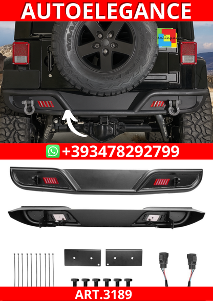 ART.3189 Paraurti posteriore Fendinebbia a LED JEEP WRANGLER 07-17