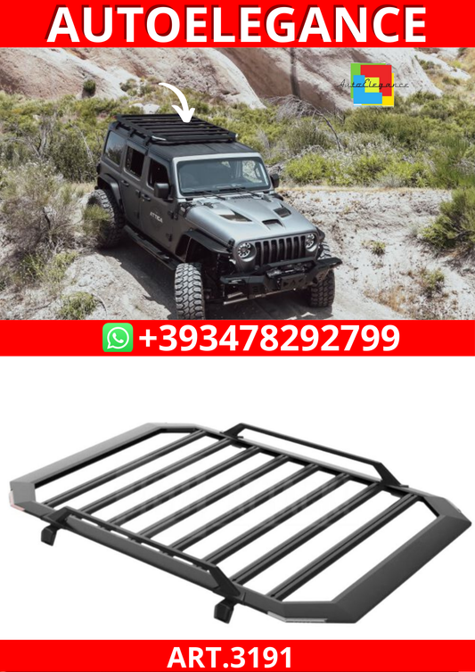 ART.3191  Portapacchi con illuminazione a LED JEEP WRANGLER 18-24