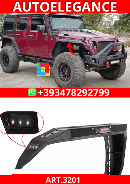 ART.3201 Parafanghi con illuminazione a LED V2 JEEP WRANGLER 07-17
