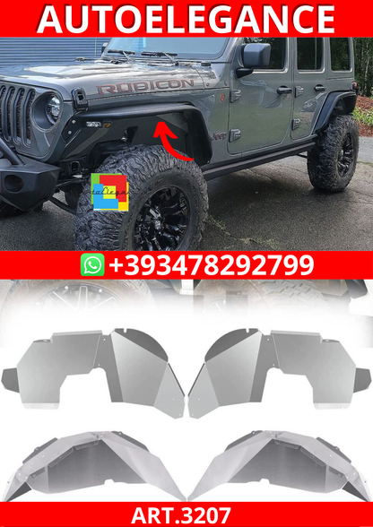 ART.3207  Rivestimenti parafango anteriori e posteriori JEEP WRANGLER  18-24