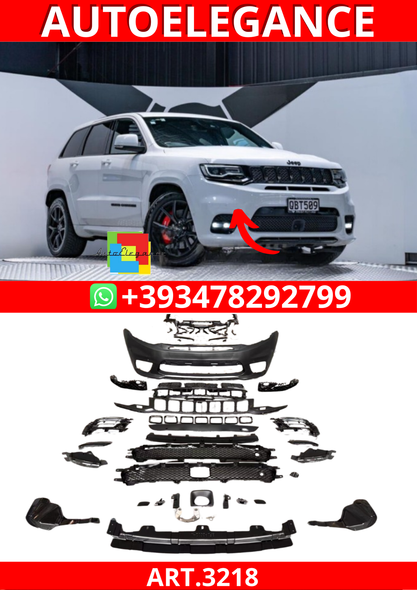 ART.3218  BODYKIT GRAND CHEROKEE 14-21