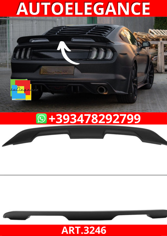 ART.3246 Spoiler posteriore Nero lucido FORD MUSTANG 15-23