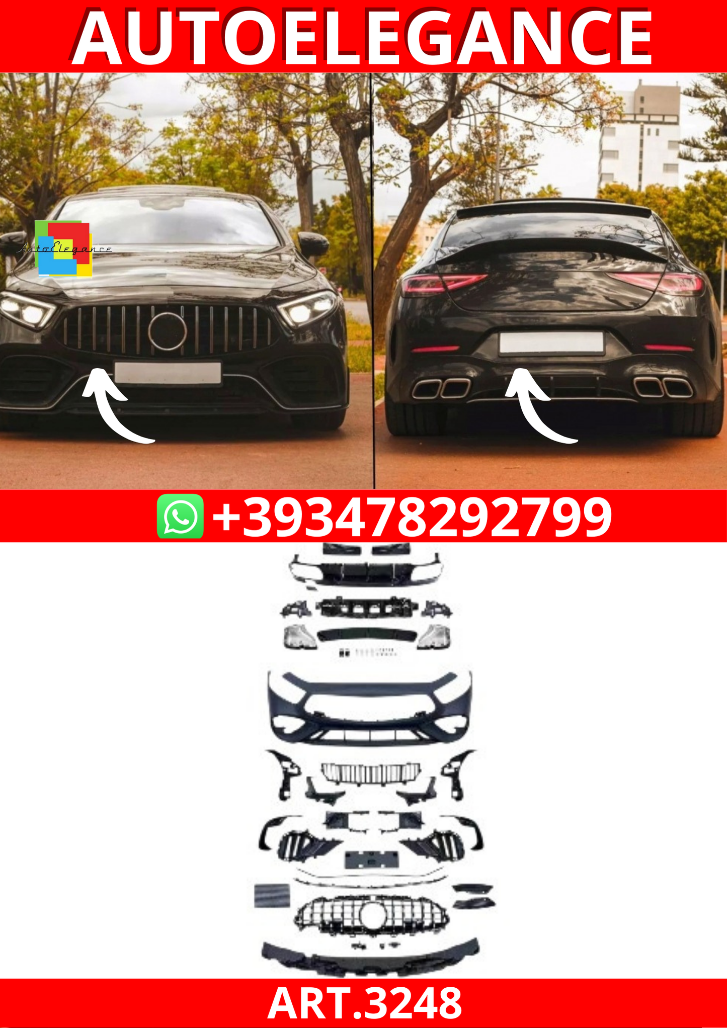 ART.3248  BODYKIT Mercedes CLS 63 AMG (C257) 2018-2024