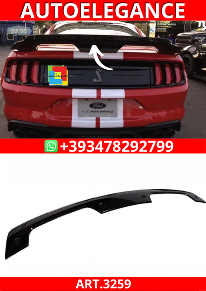 ART.3259 Flap Gurney per spoiler posteriore GT500 Nero lucido FORD MUSTANG