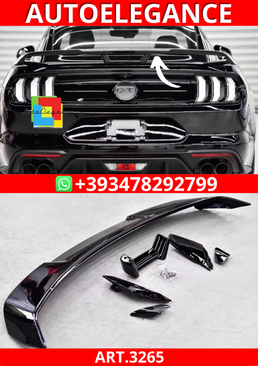 ART.3265 Spoiler posteriore – GT Performance Nero lucido FORD MUSTANG 15-23