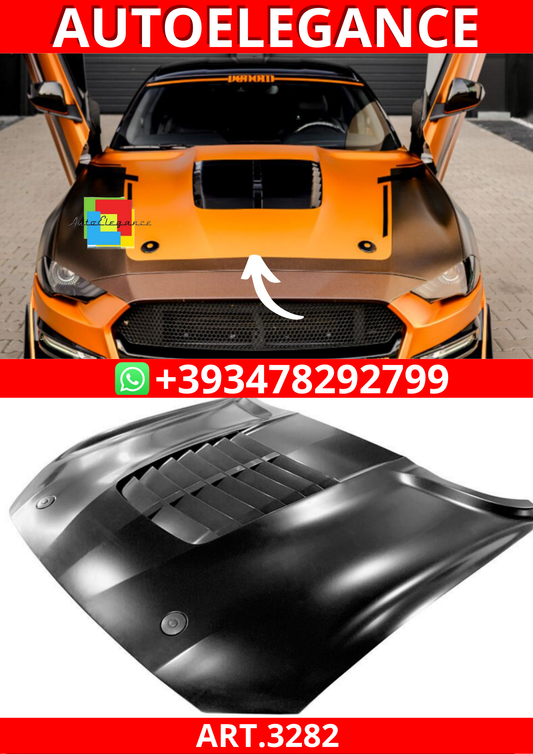 ART.3282 Cofano in Alluminio FORD MUSTANG 18-23 GT