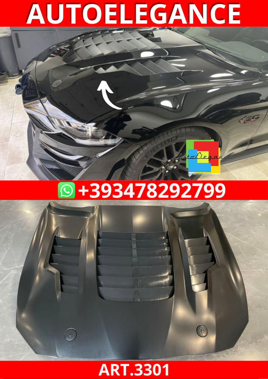 ART.3301  Cofano in alluminio FORD MUSTANG 18-23 GT