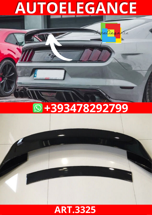 ART.3325 Spoiler posteriore – GT350R Style – Nero lucido FORD MUSTANG 15-23
