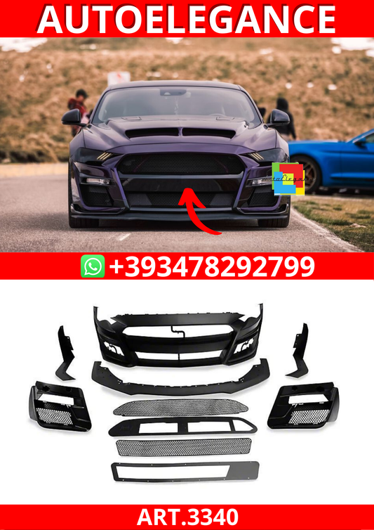 ART.3340 Paraurti anteriore – Stile GT500 FORD MUSTANG 18-23