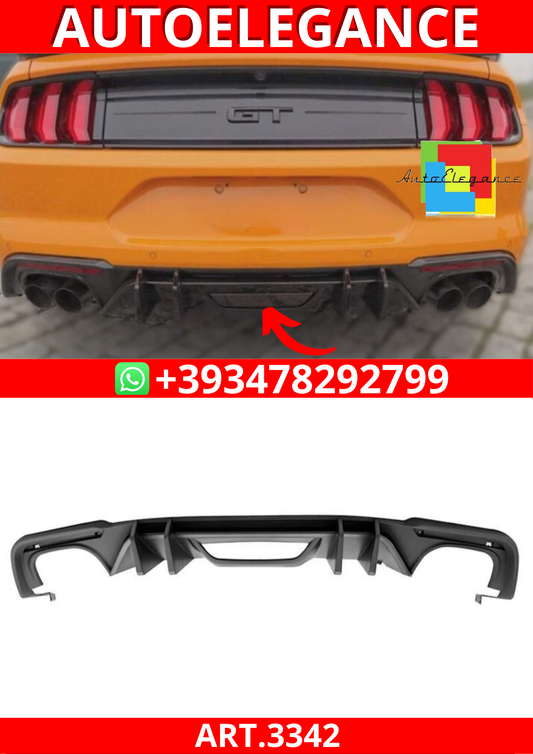 ART.3342  Diffusore posteriore FORD MUSTANG 18-23 GT