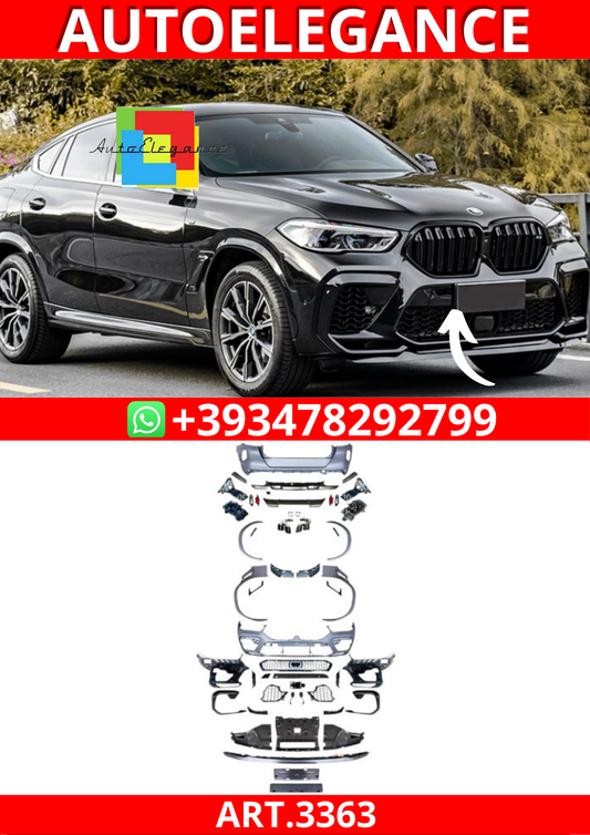 ART.3363  BODYKIT X6M Look per BMW (G06) 2019-2023