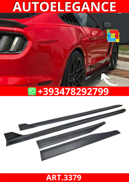 ART.3379 Minigonne laterali-Stile GT500 FORD MUSTANG 15-23