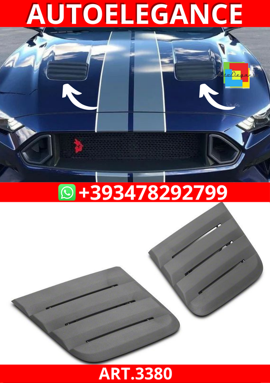 ART.3380  PRESE  D' ARIA COFANO FORD MUSTANG 18-23 GT