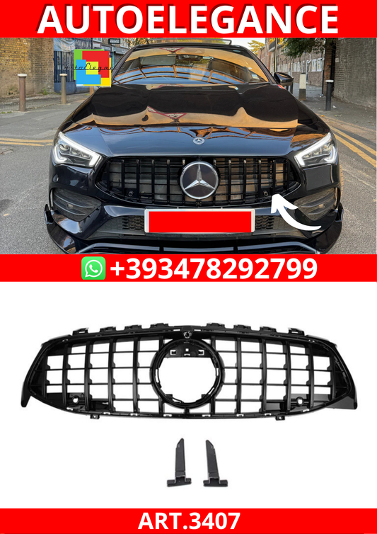ART.3407 Griglia Mercedes CLA (C118) (2019-On) Panamericana GT Nero