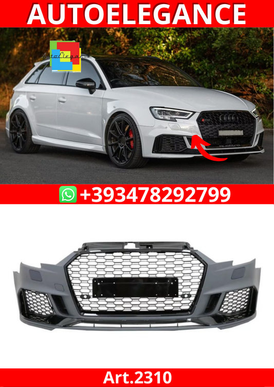 Art.2310 PARAURTI ANTERIORE AUDI A3 8V 2017-2020 LOOK RS3