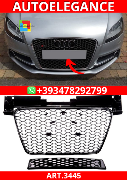 ART.3445  Griglia RS Look per Audi TT (8J) 2006-2014 Nero Lucido