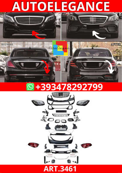 ART.3461 Bodykit Mercedes S-Class (W222) (2013-2017) S65 AMG Facelift Look