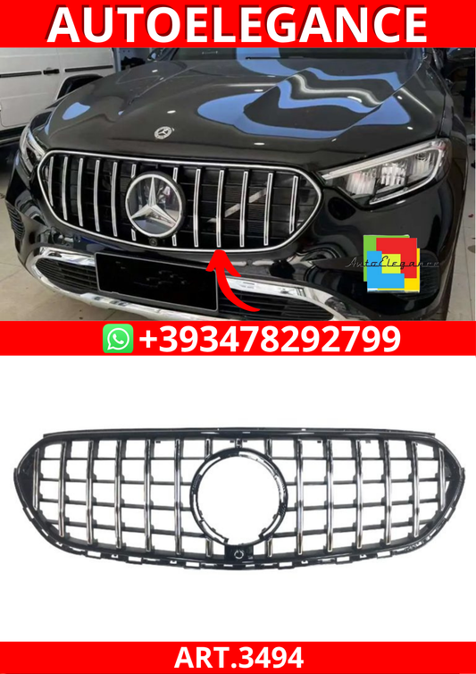 ART.3494  Griglia  Cromata per Mercedes GLC X254 C254 2023+ Panamericana