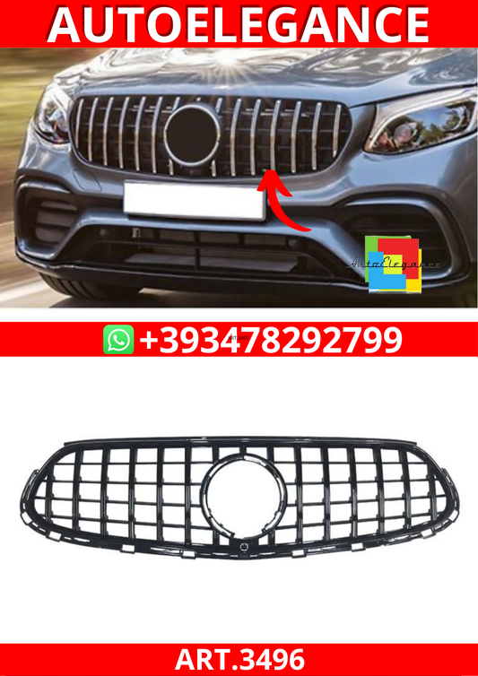 ART.3496 Griglia Nero Lucido Mercedes GLC X254 C254 2023+ Panamericana AMG