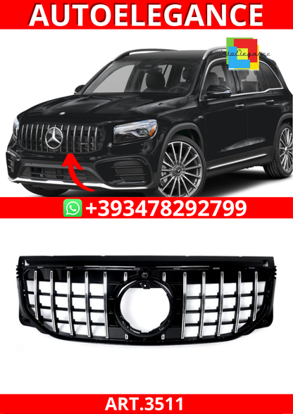 ART.3511  Griglia Cromata Mercedes GLB X247 Facelift (2023+) Panamericana