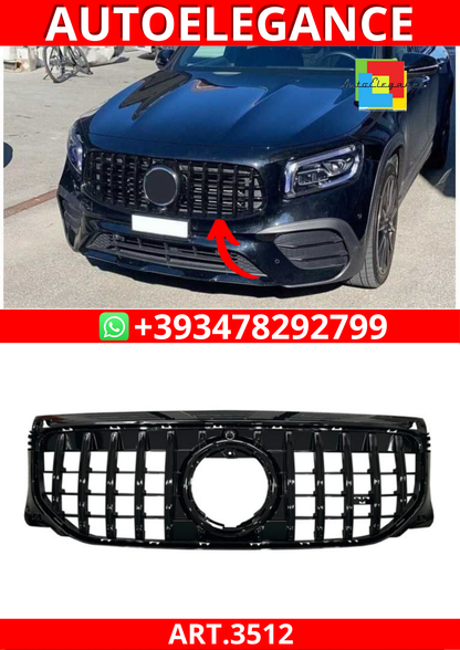 ART.3512 Griglia Nera per Mercedes GLB X247 Facelift (2023+) Panamericana