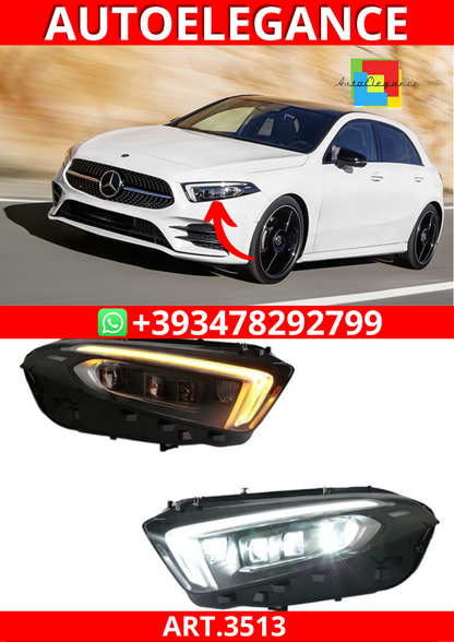 ART.3513  Fari Full LED Mercedes Classe A W177 V177 (2018-2022)